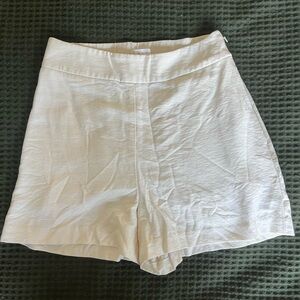 Women's Leith Ivory High-Rise Shorts XS